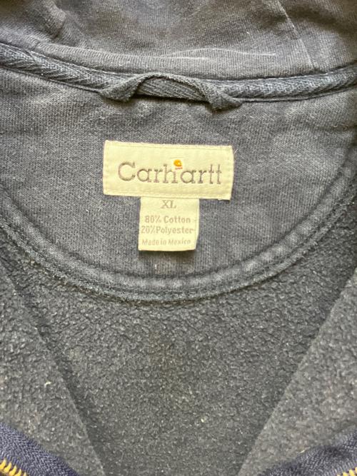 CarHartt（カーハート）CarHartt (カーハート) ジップパーカー ネイビー サイズ:XLの古着・服飾アイテム