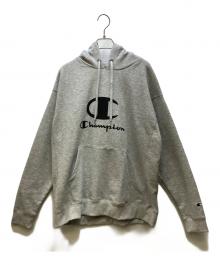 Champion（チャンピオン）の古着「プルオーバーパーカー」｜グレー