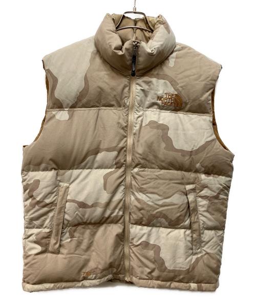 THE NORTH FACE（ザ ノース フェイス）THE NORTH FACE (ザ ノース フェイス) ヌプシダウンベスト ベージュ サイズ:XLの古着・服飾アイテム