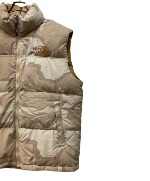 THE NORTH FACE（ザ ノース フェイス）THE NORTH FACE (ザ ノース フェイス) ヌプシダウンベスト ベージュ サイズ:XLの古着・服飾アイテム