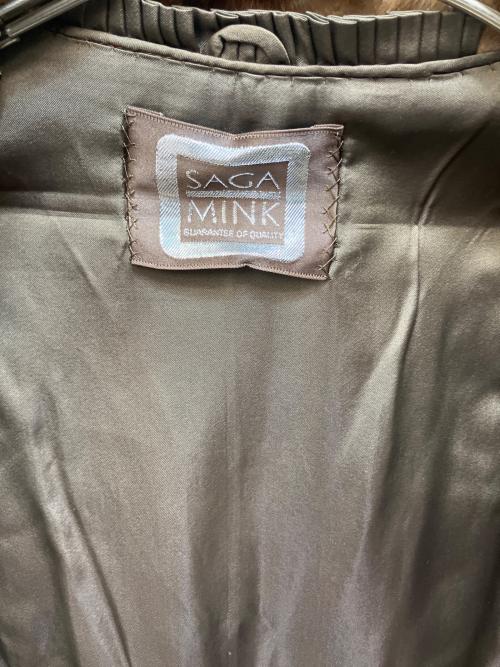 SAGA MINK（サガミンク）SAGA MINK (サガミンク) 毛皮ハーフコート ブラウン サイズ:13の古着・服飾アイテム