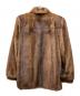 SAGA MINK (サガミンク) 毛皮ハーフコート ブラウン サイズ:13：5000円