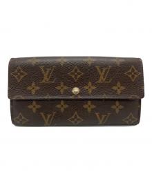 LOUIS VUITTON（ルイ ヴィトン）の古着「長財布」｜ブラウン