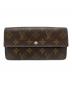 LOUIS VUITTON（ルイ ヴィトン）の古着「長財布」｜ブラウン