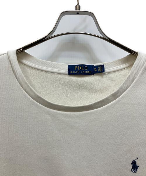 POLO RALPH LAUREN（ポロ・ラルフローレン）POLO RALPH LAUREN (ポロ・ラルフローレン) スウェット ホワイト サイズ:XLの古着・服飾アイテム