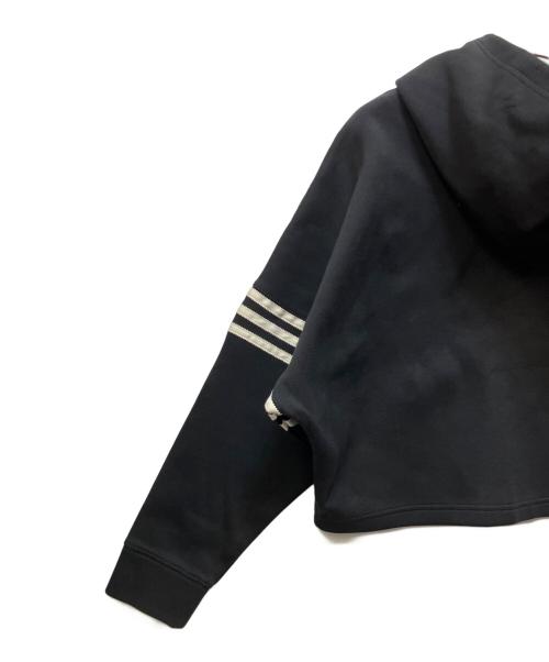 adidas（アディダス）adidas (アディダス) プルオーバーパーカー ブラック サイズ:Lの古着・服飾アイテム