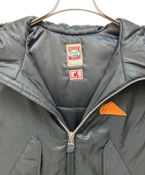 stussy（ステューシー）stussy (ステューシー) NEXUSVII (ネクサスセブン) 中綿ベスト ブラック サイズ:Mの古着・服飾アイテム