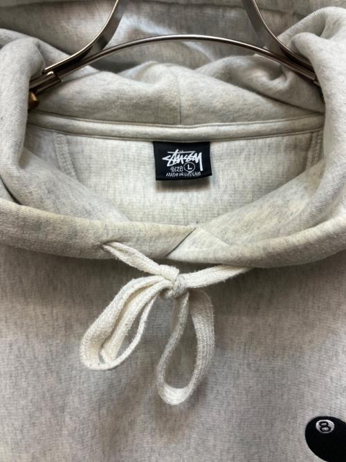 stussy（ステューシー）stussy (ステューシー) パーカー ホワイト サイズ:Lの古着・服飾アイテム