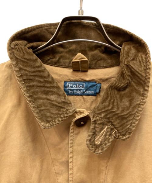 POLO RALPH LAUREN（ポロ・ラルフローレン）POLO RALPH LAUREN (ポロ・ラルフローレン) ハンティングジャケット ベージュ サイズ:XLの古着・服飾アイテム