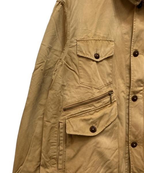 POLO RALPH LAUREN（ポロ・ラルフローレン）POLO RALPH LAUREN (ポロ・ラルフローレン) ハンティングジャケット ベージュ サイズ:XLの古着・服飾アイテム