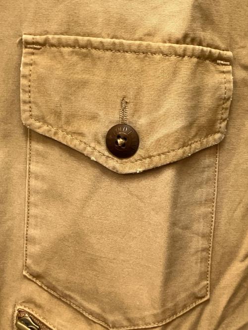 POLO RALPH LAUREN（ポロ・ラルフローレン）POLO RALPH LAUREN (ポロ・ラルフローレン) ハンティングジャケット ベージュ サイズ:XLの古着・服飾アイテム