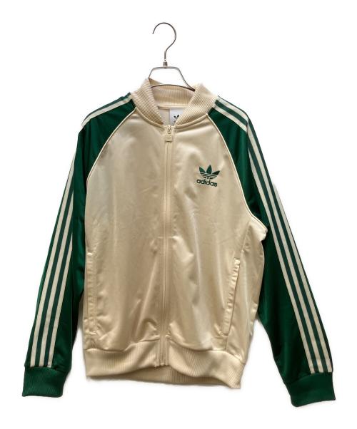adidas（アディダス）adidas (アディダス) トラックジャケット アイボリー サイズ:Lの古着・服飾アイテム