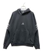 adidasアディダス）の古着「プルオーバーパーカー」｜ブラック