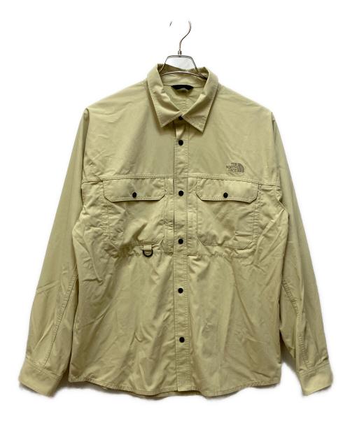 THE NORTH FACE（ザ ノース フェイス）THE NORTH FACE (ザ ノース フェイス) 長袖シャツ ベージュ サイズ:XLの古着・服飾アイテム