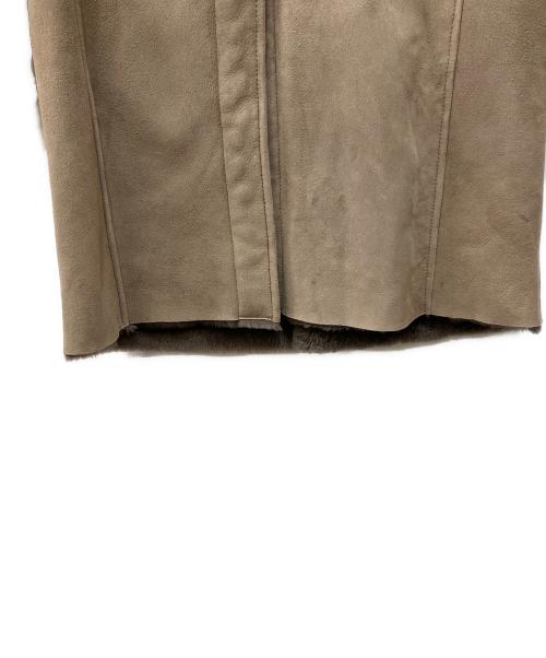 EMMETI（エンメティ）EMMETI (エンメティ) ムートンコート ブラウン サイズ:46の古着・服飾アイテム