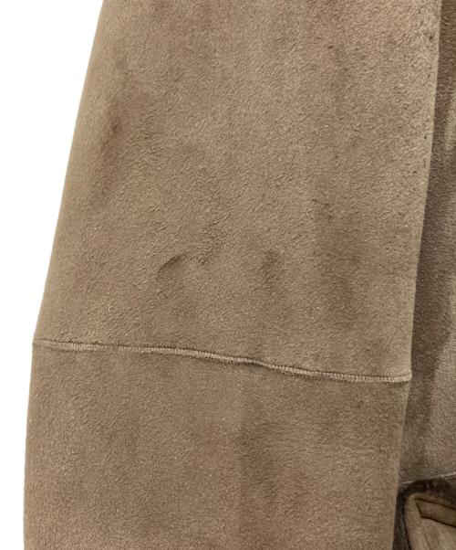 EMMETI（エンメティ）EMMETI (エンメティ) ムートンコート ブラウン サイズ:46の古着・服飾アイテム