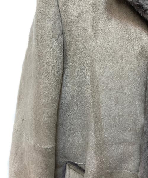 EMMETI（エンメティ）EMMETI (エンメティ) ムートンコート ブラウン サイズ:46の古着・服飾アイテム