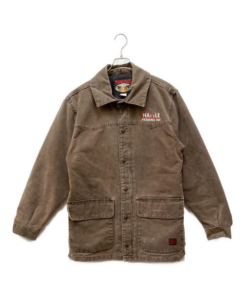 TOUGH DUCK（タフダック）TOUGH DUCK (タフダック) ワークジャケット ブラウン サイズ:Mの古着・服飾アイテム