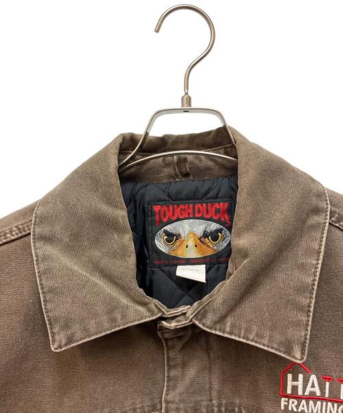TOUGH DUCK（タフダック）TOUGH DUCK (タフダック) ワークジャケット ブラウン サイズ:Mの古着・服飾アイテム