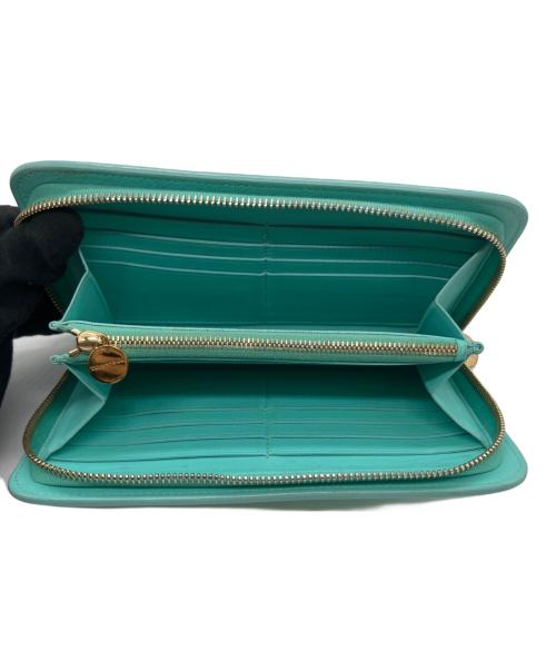 TIFFANY & Co.（ティファニー）Tiffany & Co. (ティファニー) 長財布 スカイブルーの古着・服飾アイテム