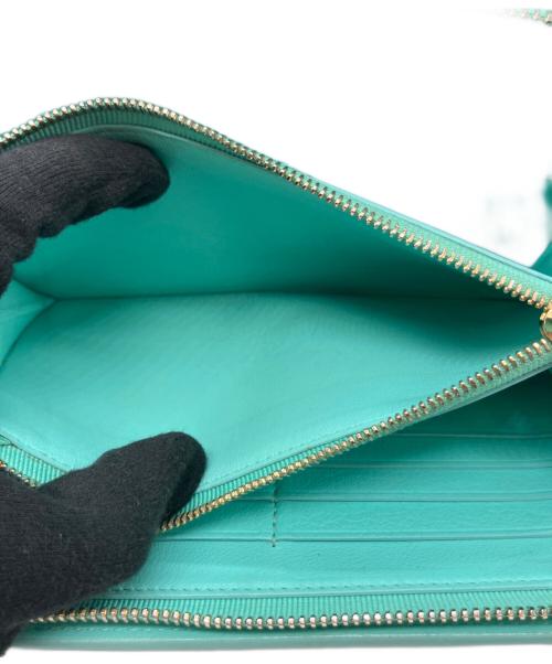 TIFFANY & Co.（ティファニー）Tiffany & Co. (ティファニー) 長財布 スカイブルーの古着・服飾アイテム