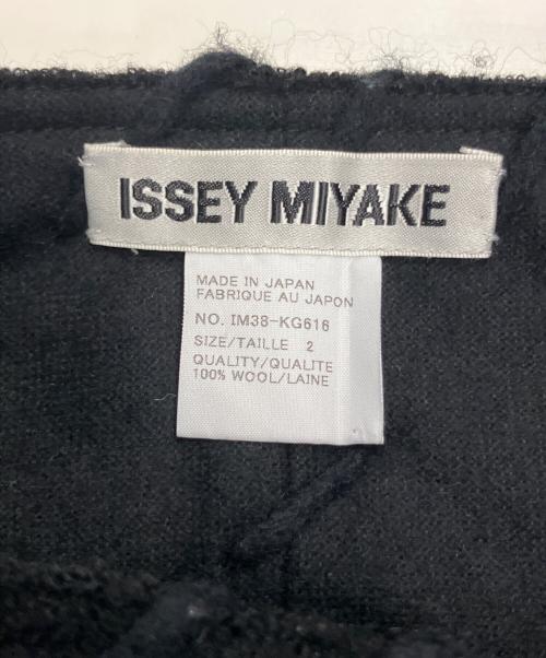 ISSEY MIYAKE（イッセイミヤケ）ISSEY MIYAKE (イッセイミヤケ) ウールスカート ブラック サイズ:2の古着・服飾アイテム