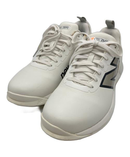NEW BALANCE（ニューバランス）NEW BALANCE (ニューバランス) ゴルフシューズ ホワイト サイズ:25㎝の古着・服飾アイテム