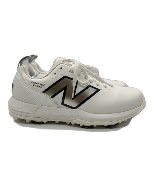 NEW BALANCE（ニューバランス）NEW BALANCE (ニューバランス) ゴルフシューズ ホワイト サイズ:25㎝の古着・服飾アイテム
