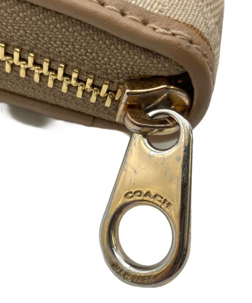 COACH（コーチ）COACH (コーチ) 長財布 ベージュの古着・服飾アイテム