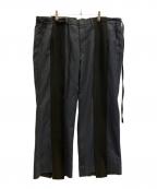 DISCOVEREDディスカバード）の古着「ドッキングパンツ」｜ネイビー×ブラック