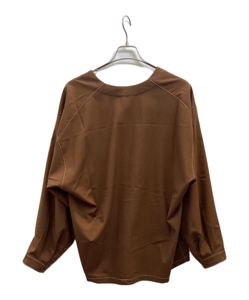 digawel（ディガウェル）digawel (ディガウェル) シャツカーディガン ブラウン サイズ:Size　1 未使用品の古着・服飾アイテム