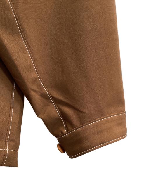 digawel（ディガウェル）digawel (ディガウェル) シャツカーディガン ブラウン サイズ:Size　1 未使用品の古着・服飾アイテム