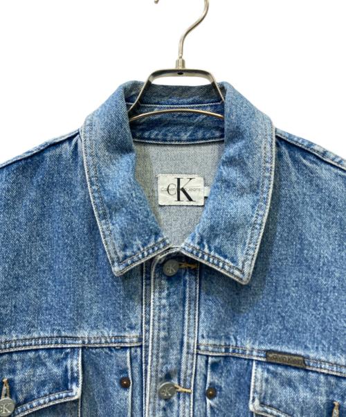 Calvin Klein（カルバンクライン）Calvin Klein (カルバンクライン) デニムジャケット インディゴ サイズ:Lの古着・服飾アイテム