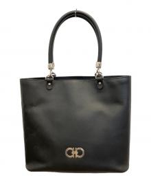 Salvatore Ferragamo（サルヴァトーレ フェラガモ）の古着「ガンチーニ」｜ブラック