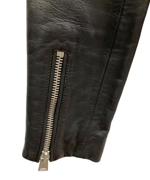 ALL SAINTS（オールセインツ）ALL SAINTS (オールセインツ) ラムレザーライダースジャケット ブラック サイズ:Мの古着・服飾アイテム