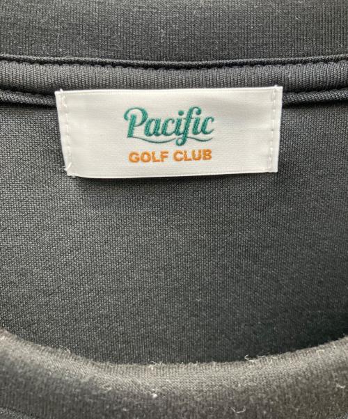 Pacific GOLF CLUB（パシフィックゴルフクラブ）Pacific GOLF CLUB (パシフィックゴルフクラブ) ボンディングスウェット ブラック サイズ:Ｌの古着・服飾アイテム