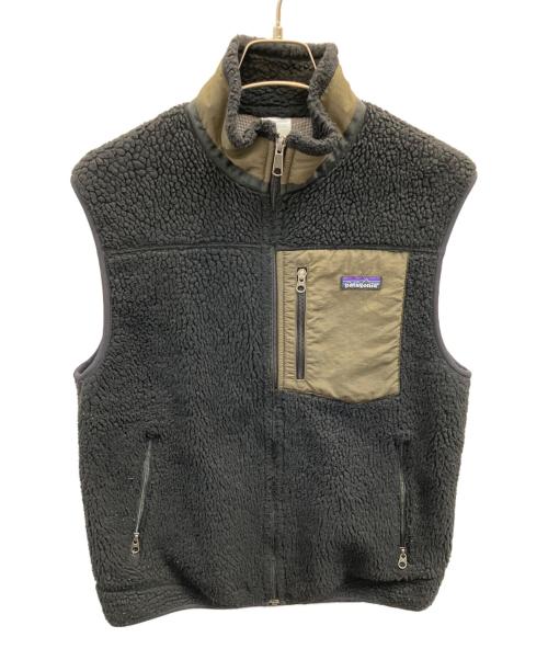 Patagonia（パタゴニア）Patagonia (パタゴニア) クラシックレトロＸフリースベスト ブラック サイズ:Мの古着・服飾アイテム