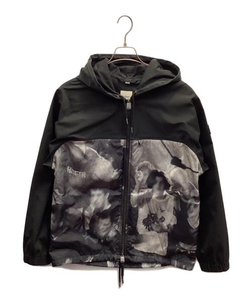 BURBERRY LONDON（バーバリーロンドン）BURBERRY LONDON (バーバリーロンドン) ナイロンフーデッドジャケット ブラック サイズ:Мの古着・服飾アイテム