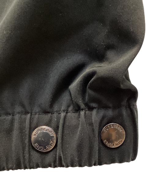 BURBERRY LONDON（バーバリーロンドン）BURBERRY LONDON (バーバリーロンドン) ナイロンフーデッドジャケット ブラック サイズ:Мの古着・服飾アイテム