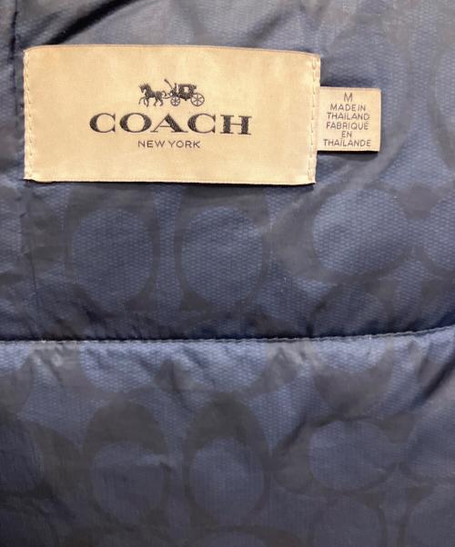 COACH（コーチ）COACH (コーチ) ダウンコート ブラック サイズ:Мの古着・服飾アイテム