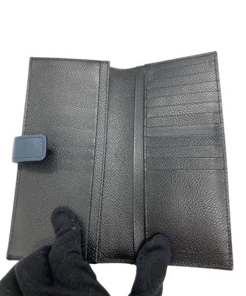 PRADA（プラダ）PRADA (プラダ) 長財布 ネイビーの古着・服飾アイテム