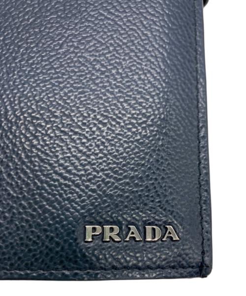 PRADA（プラダ）PRADA (プラダ) 長財布 ネイビーの古着・服飾アイテム