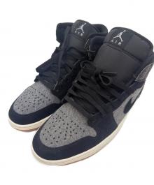 NIKE（ナイキ）の古着「AIR JORDAN 1 MID SE V2 ハイカットスニーカー」｜ブラック