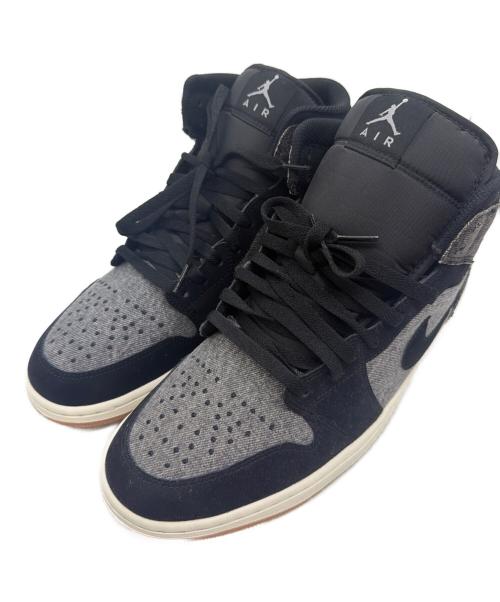 NIKE（ナイキ）NIKE (ナイキ) AIR JORDAN 1 MID SE V2 ハイカットスニーカー ブラック サイズ:30cm 未使用品の古着・服飾アイテム
