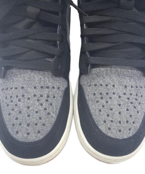 NIKE（ナイキ）NIKE (ナイキ) AIR JORDAN 1 MID SE V2 ハイカットスニーカー ブラック サイズ:30cm 未使用品の古着・服飾アイテム