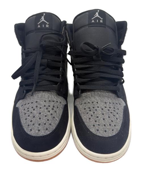 NIKE（ナイキ）NIKE (ナイキ) AIR JORDAN 1 MID SE V2 ハイカットスニーカー ブラック サイズ:30cm 未使用品の古着・服飾アイテム