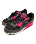 NIKEナイキ）の古着「AIR MAX 90 PRM」｜カーキ×ピンク