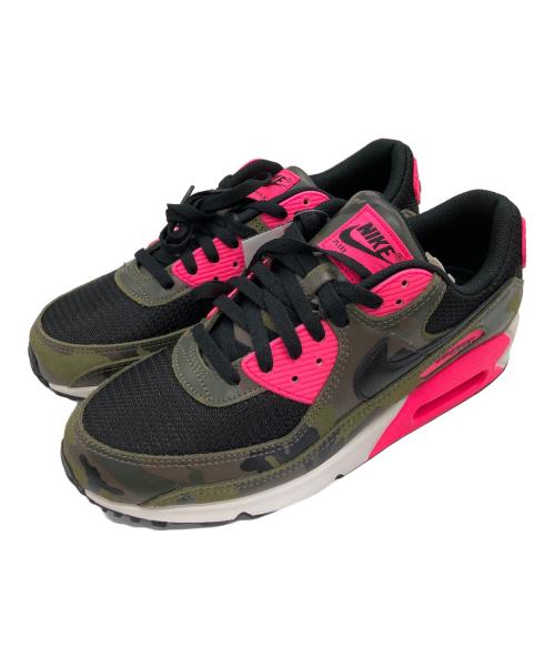 NIKE（ナイキ）NIKE (ナイキ) AIR MAX 90 PRM カーキ×ピンク サイズ:27.5 未使用品の古着・服飾アイテム