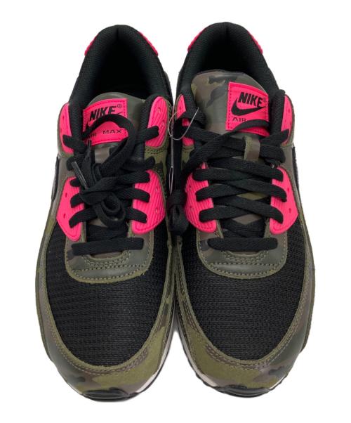 NIKE（ナイキ）NIKE (ナイキ) AIR MAX 90 PRM カーキ×ピンク サイズ:27.5 未使用品の古着・服飾アイテム
