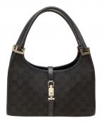 GUCCIグッチ）の古着「グッチ ジャッキー 002 1068 ハンドバッグ」｜ブラック